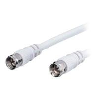 goobay antennasCable, Cable white, 10 Meter kabelis, vads