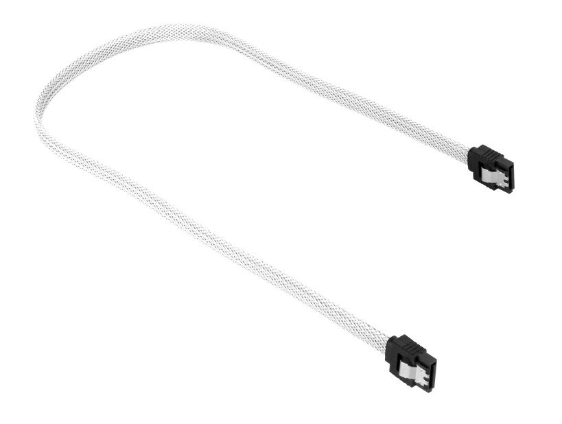 Sharkoon SATA III Cable white - 30 cm kabelis datoram