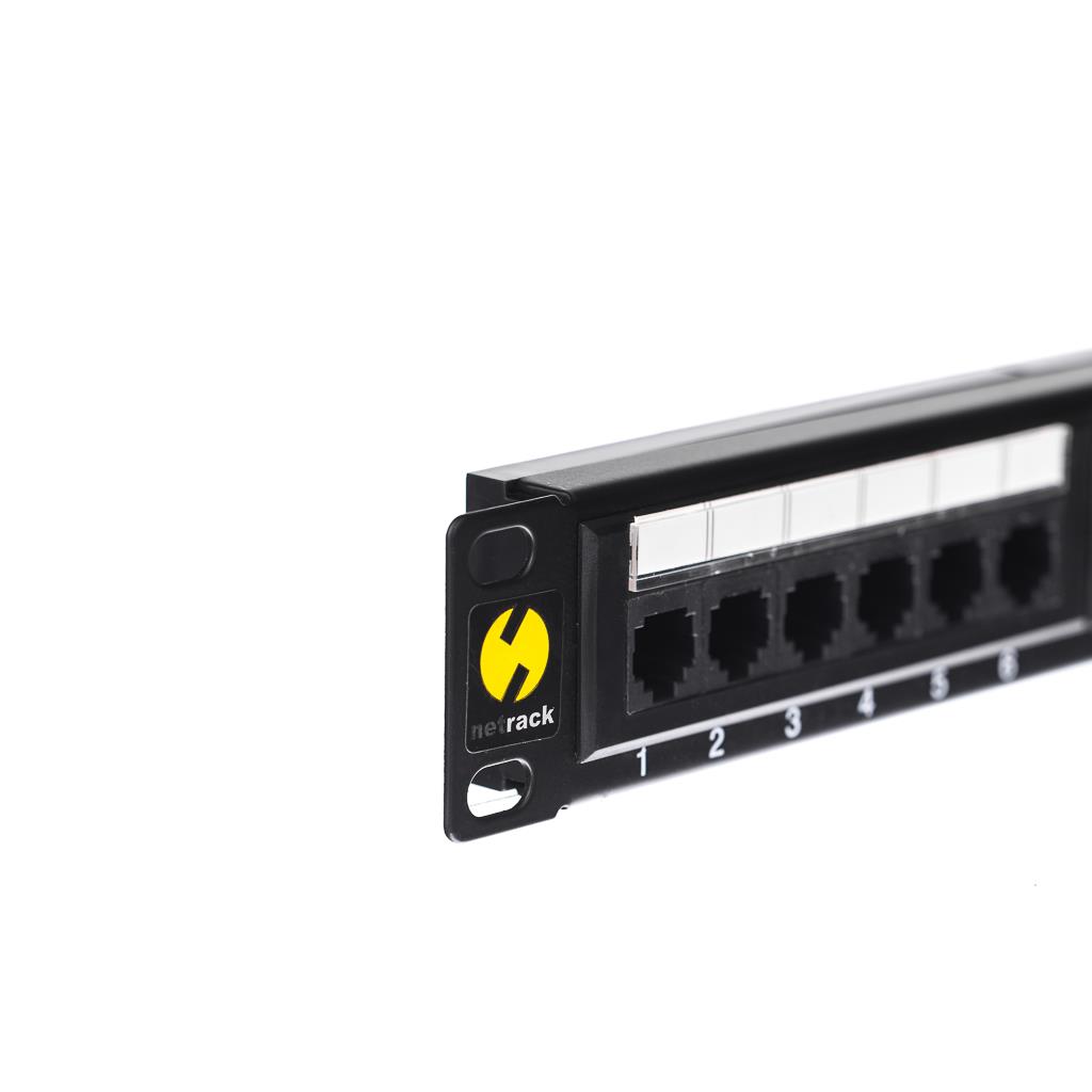 Netrack patchpanel 19'' 24 ports cat. 5e UTP LSA Serveru aksesuāri