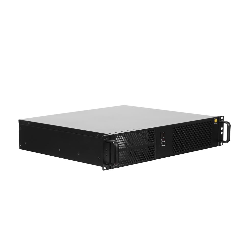 Netrack server case mini-ITX/microATX, 482*88,8*390mm, 2U, rack 19'' Datora korpuss