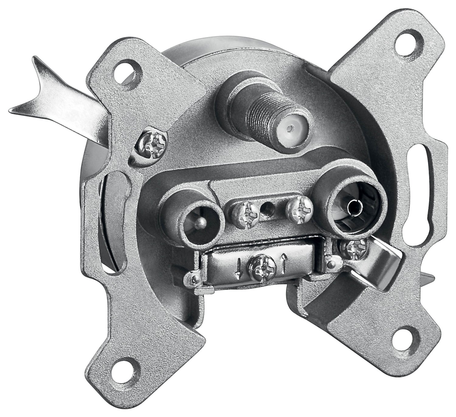 goobay 3-hole antennas Can UP - 10dB, passage outlet without DC-pass TV aksesuāri