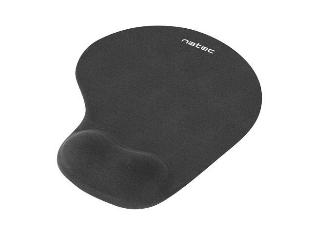 Natec Mousepad Ergonomic MARMOT gel filling, black aksesuārs datorkorpusiem