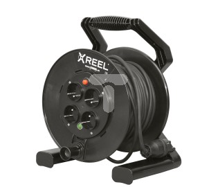 PCE Przedluzacz bebnowy XREEL 40m H05RR-F 3x2,5 IP20 4xGS 230V 92501T48273 (5902082051657) elektrības pagarinātājs