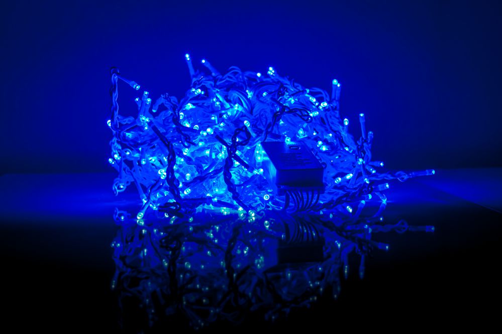 iLike Diožu Lietus RS-100 100LED 5m Blue Ziemassvētku lampiņas