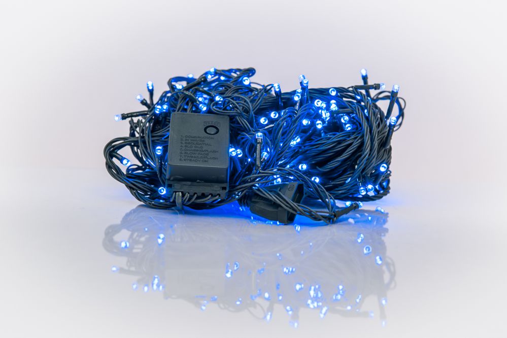 iLike LED Christmas Lights 200LED RS-112 14m Blue Ziemassvētku lampiņas