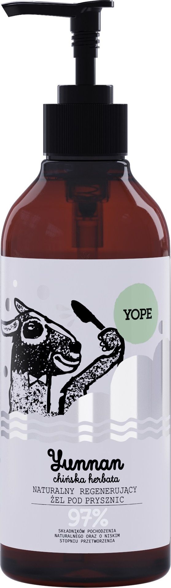 Yope Naturalny Zel pod prysznic regenerujacy - YUNNAN 400ml 698093 (5900168908093)