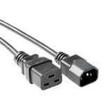 MicroConnect  PowerCord C14-C19 5m Black IEC C14 M to IEC C19 F Barošanas kabelis