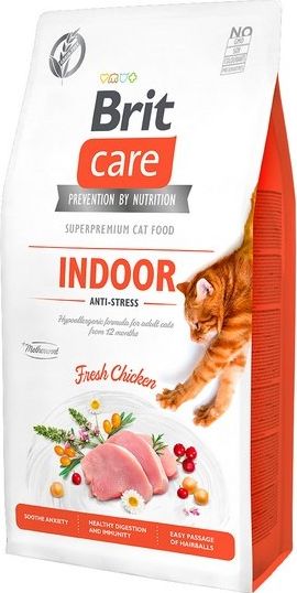 VAFO PRAHS Brit Care Kot Indoor 400g Anti-stress Gf 100-171303 (8595602540860) kaķu barība