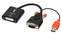 VGA an DVI-D Konverterkabel  USB powered adapteris