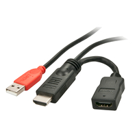 HDMI M/F Stromeinspeisungsada USB A St 5 Volt in HDMI Verb. adapteris