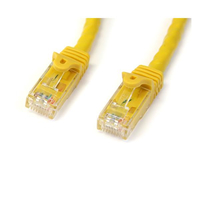 StarTech.com N6PATC10MYL 10m Cat6 U/UTP (UTP) yellow Netzwerkkabel (N6PATC10MYL) adapteris