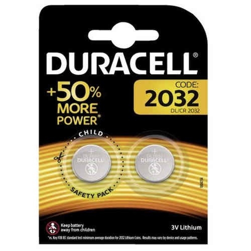 DURACELL DL2032 BLISTERA IEPAKOJUMA 2GB. Baterija