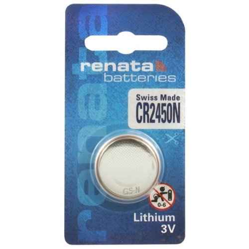 Renata CR2450-1BB Blistera iepakojuma 1gb. Baterija