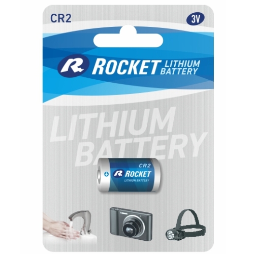 Rocket CR2 Blistera iepakojuma 1gb. Baterija