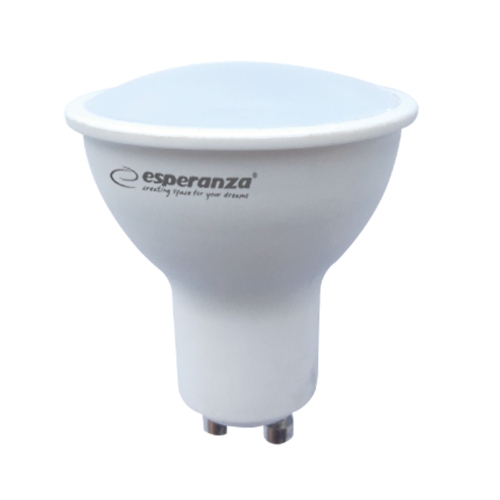 Esperanza ELL142 LED BULB-GU10/6W/lm580/3000h/CRI 80/50x60mm/beam angle 120 apgaismes ķermenis