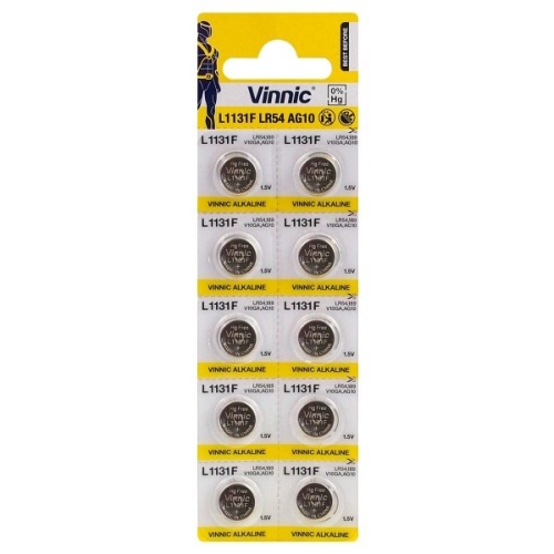 Vinnic AG10-10BB Blistera iepakojuma 10gb. Baterija