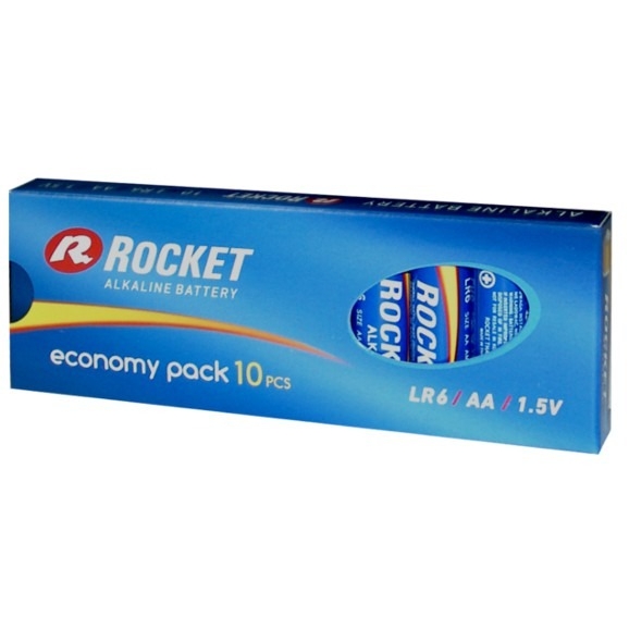 Rocket LR6-10BB (AA) ECO Pack Blistera iepakojuma 10gb. Baterija