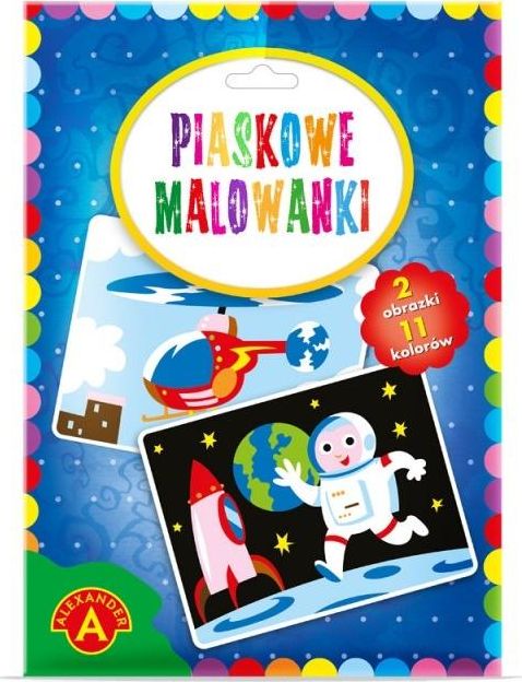 Alexander Piaskowe malowanki - Astronauta i Helikopter 325401 (5906018020915)