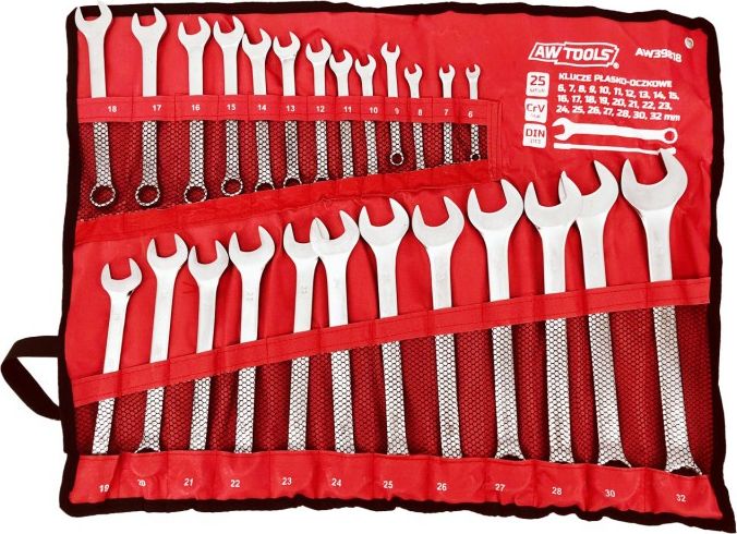 AWTOOLS WRENCH COMBINATION SET 25pcs /6mm-32mm