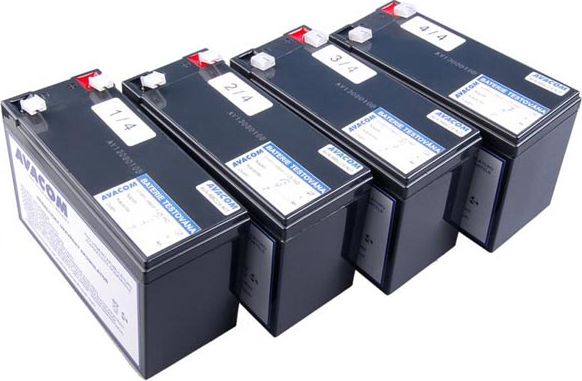 Avacom Zestaw do regenaracji baterii 12V/4x9Ah (RBC24) AVA-RBC24-KIT (8591849052289) UPS aksesuāri