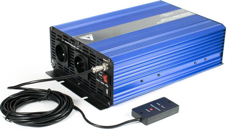 AZO Digital 24 VDC / 230 VAC Converter SINUS IPS-3000S 3000W Strāvas pārveidotājs, Power Inverter
