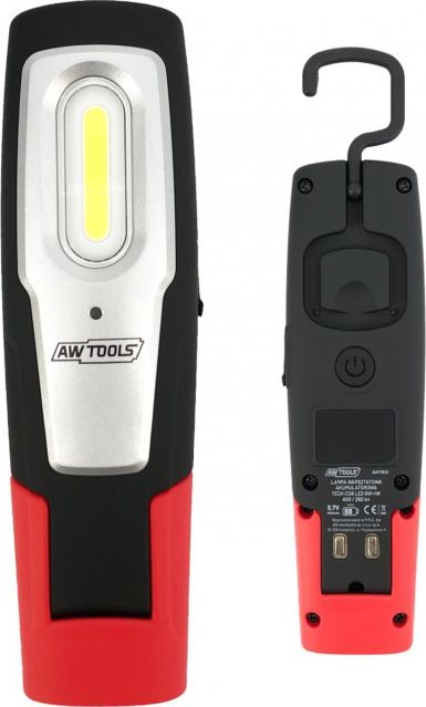 AW WORKSHOP FLASHLIGHT TECH COB LED BLACK LINE kabatas lukturis