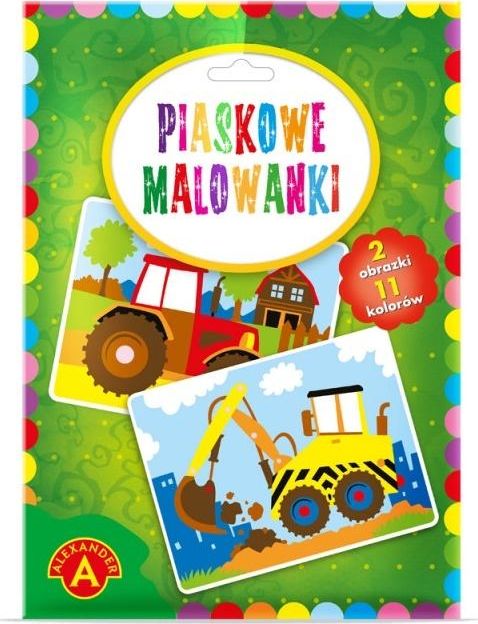 Alexander Piaskowe malowanki - Koparka i Traktor 325396 (5906018020946)