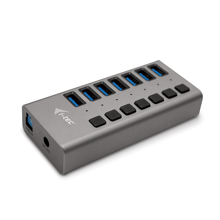 i-tec USB 3.0 Charging HUB 7port + Power Adapter 36 W 8595611702938 USB centrmezgli