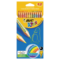 Bic KREDKI OLOWKOWE BIC KIDS TROPICOLORS2 PUDELKO 12 SZT  - 832566