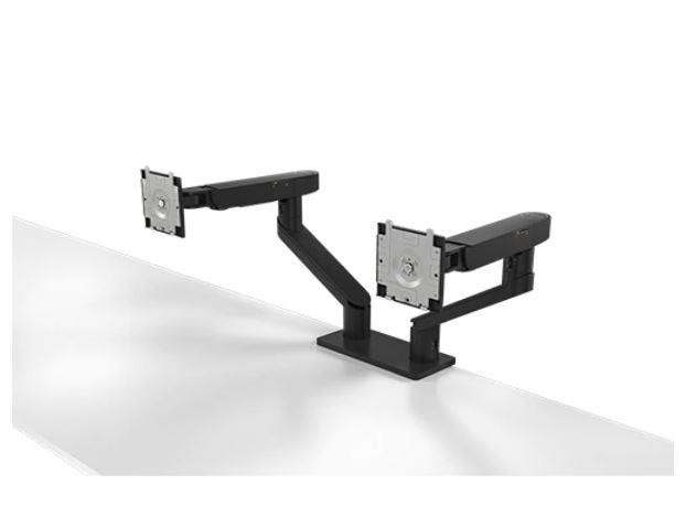 Dell Dual Monitor Arm Desk Mount, MDA20, 19-27 , Maximum weight (capacity) 10 kg, Black 2000001116289 TV stiprinājums