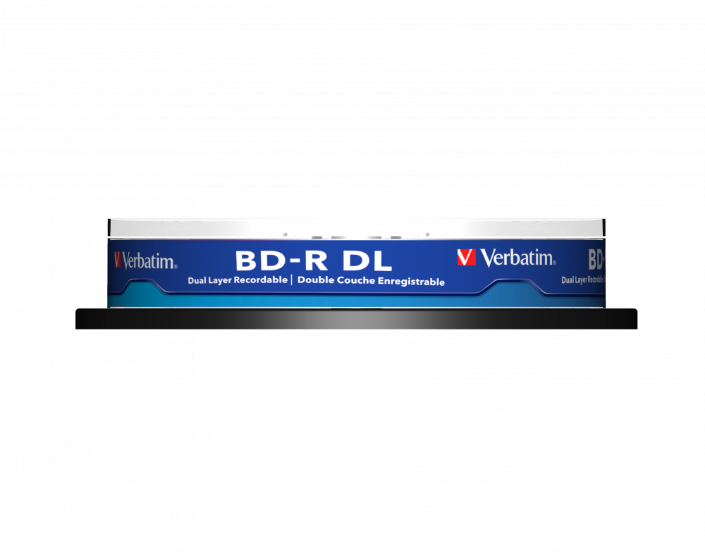 Verbatim Blu- Ray- Disk - 10 x BD- R DL - 50GB 6x - Spindel matricas