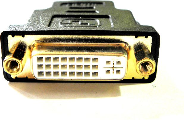 Adapter AV LechPol HDMI - DVI-I czarny (ZLA0618) ZLA0618 (5901436721352)