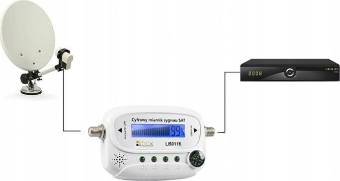 LIBOX Digital LCD Satellite Finder LB0116 Sat Finder Satelītu piederumi un aksesuāri