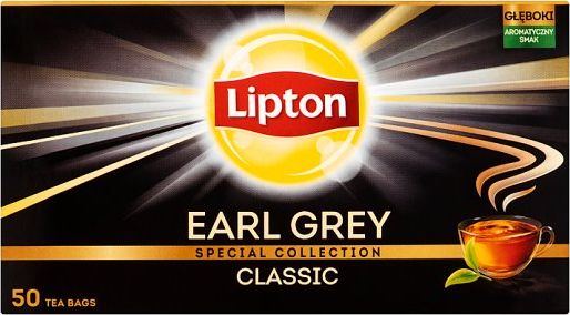 Lipton Herbata Earl Gray 50 torebek 26062201 (5410033851336) piederumi kafijas automātiem