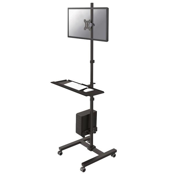 NewStar Mobile Workplace Floor Stand monitor, keyboard/mouse & PC  8717371447038