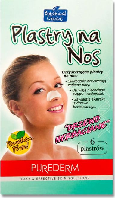 Purederm Koreanskie Plastry Na Nos Tea Tree ADS264 (8809052586560)