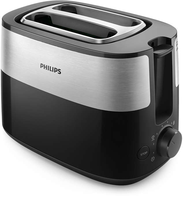 PHILIPS Daily Collection Tosteris, 830 W (melns) HD2516/90 Tosteris