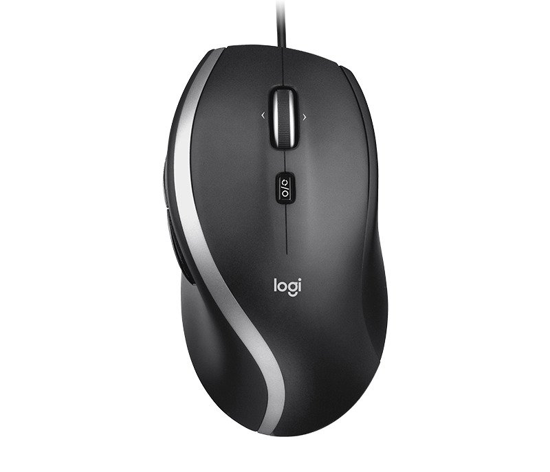 Logitech Advanced Corded Mouse M500s Optical Mouse, Wired, Black Datora pele