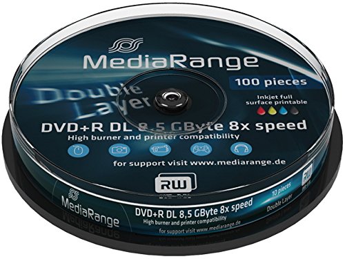 MediaRange DVD+R DL, 8x, 8.5GB, 10 pc (MR468) matricas