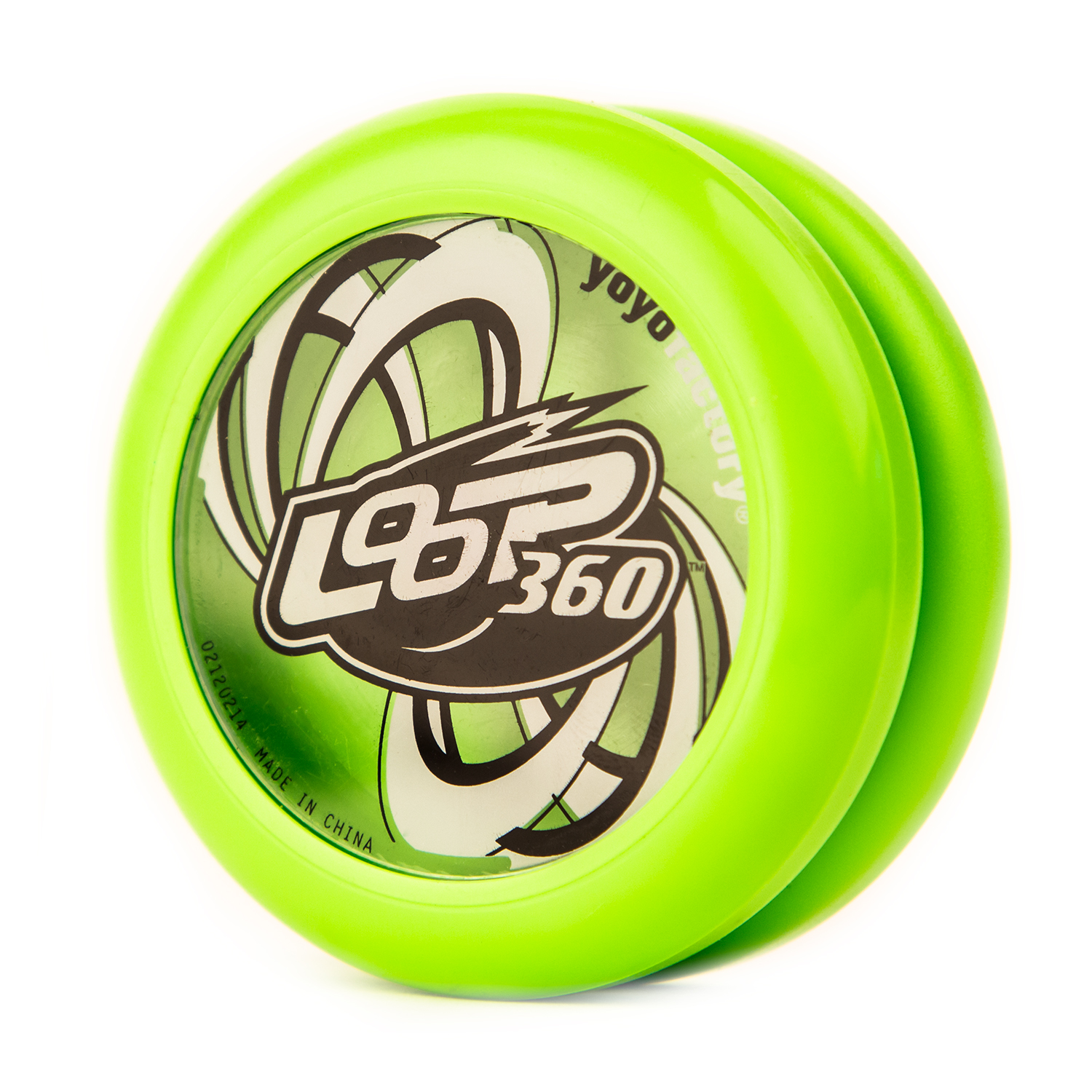 YoYoFactory YO-YO LOOP 360 rotaļlieta iesācējiem ar iemaņām, zaļš YO 124
