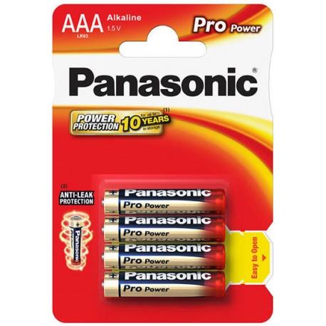 Panasonic Pro Power Alkaline battery R03/AAA, 4 ks, Blister Baterija