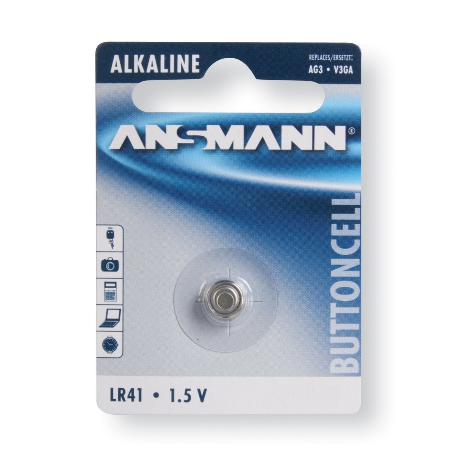 ANSMANN  Battery LR 41, 1.5 V, Alkaline 1pcs/pack Baterija