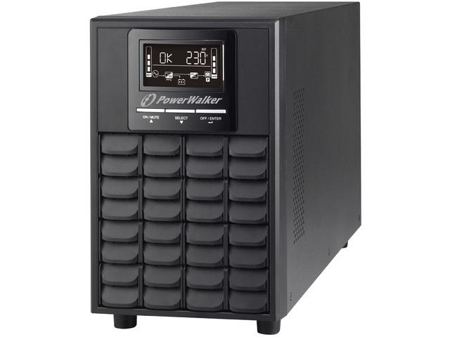 Power Walker UPS On-Line 1/1PHASE 1500VA, CG, PF1  USB/RS-232, 4x IEC,  EPO, LCD nepārtrauktas barošanas avots UPS