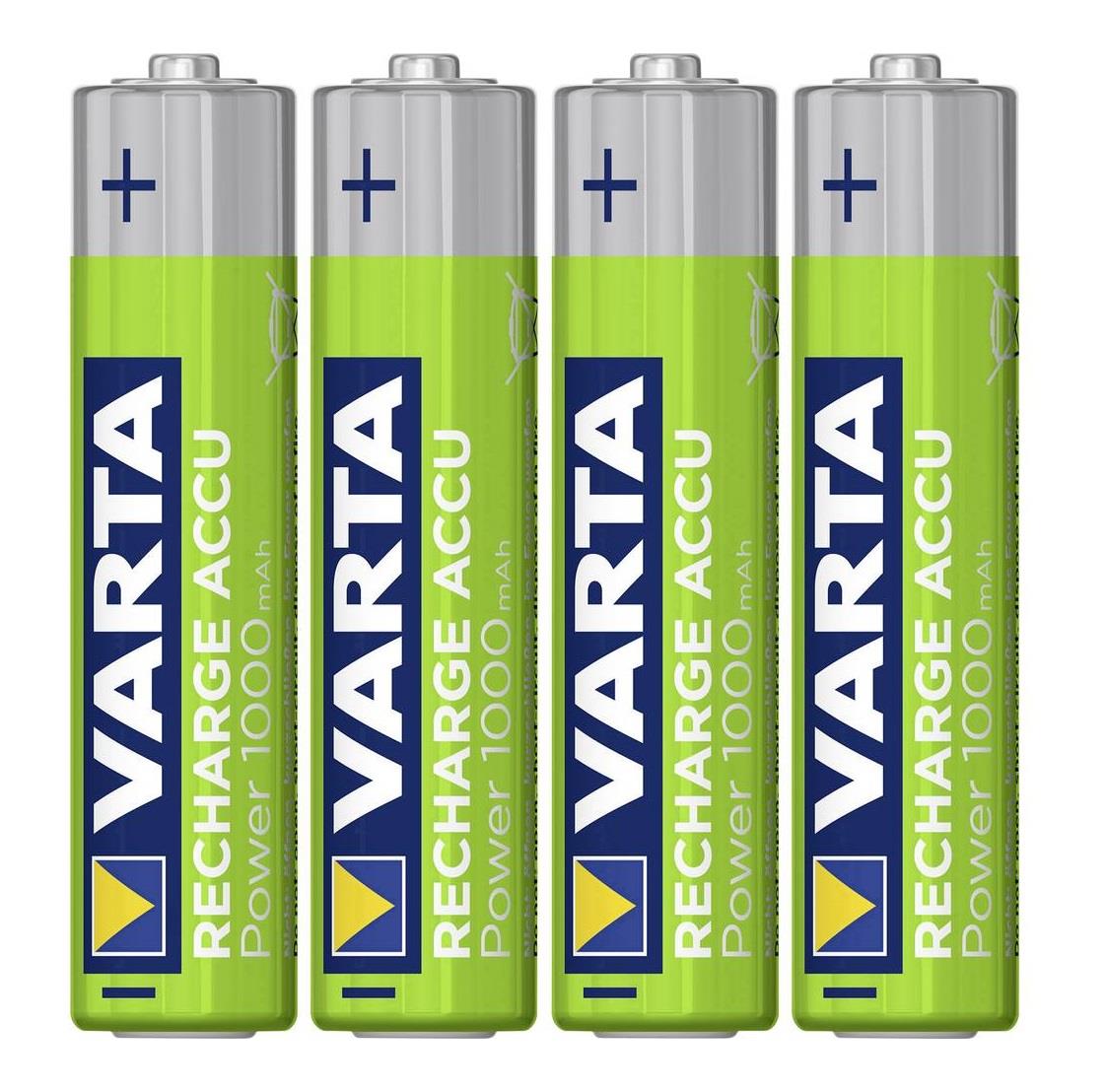 Varta 1x4 Akku Professional Accu NiMH 1000 mAh Micro AAA Baterija