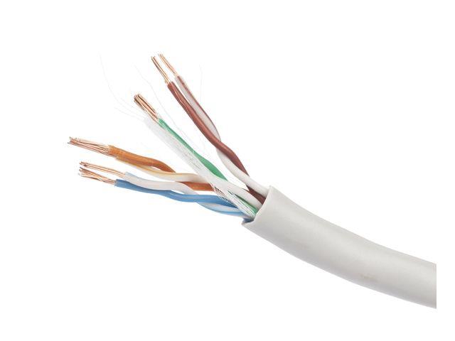 Gembird UTP stranded cable, cat. 5e, AWG 24, CCA, 100m, gray kabelis, vads
