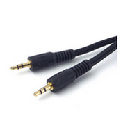 MicroConnect  3.5mm Gold plated 0,5m M-M kabelis video, audio