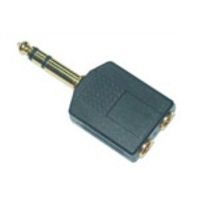 MicroConnect AUDANS Adapter 6.3mm - 2X3.5mm M-F Stereo