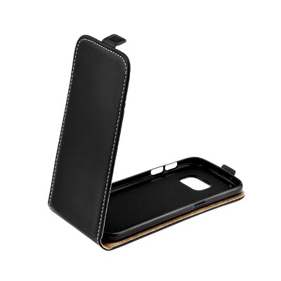 Flip case Samsung Galaxy J4 Plus SM-J415F 2018 black aksesuārs mobilajiem telefoniem