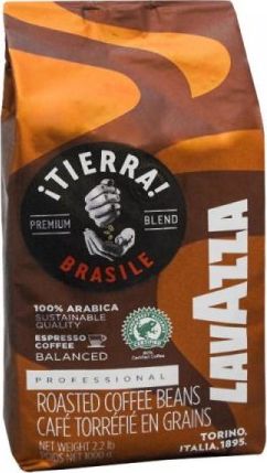 Kawa ziarnista Lavazza Tierra Brasile 1 kg 6590662 (8000070052741) piederumi kafijas automātiem