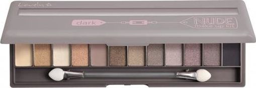 Lovely Make Up Kit Paleta cieni do powiek Dark Nude 13g 5901801611141 (5901801611141) ēnas